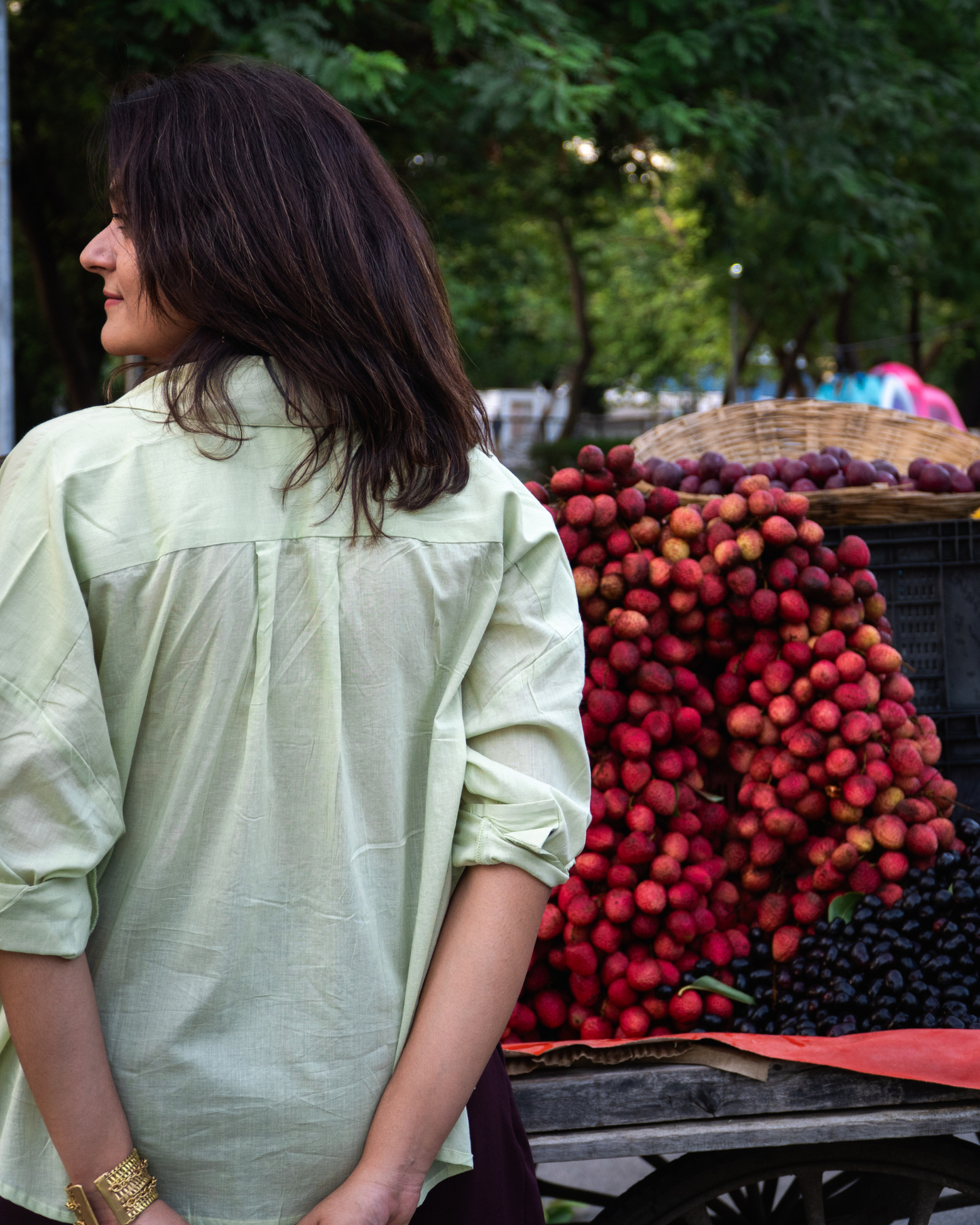 LIME FREE SIZE SHIRT