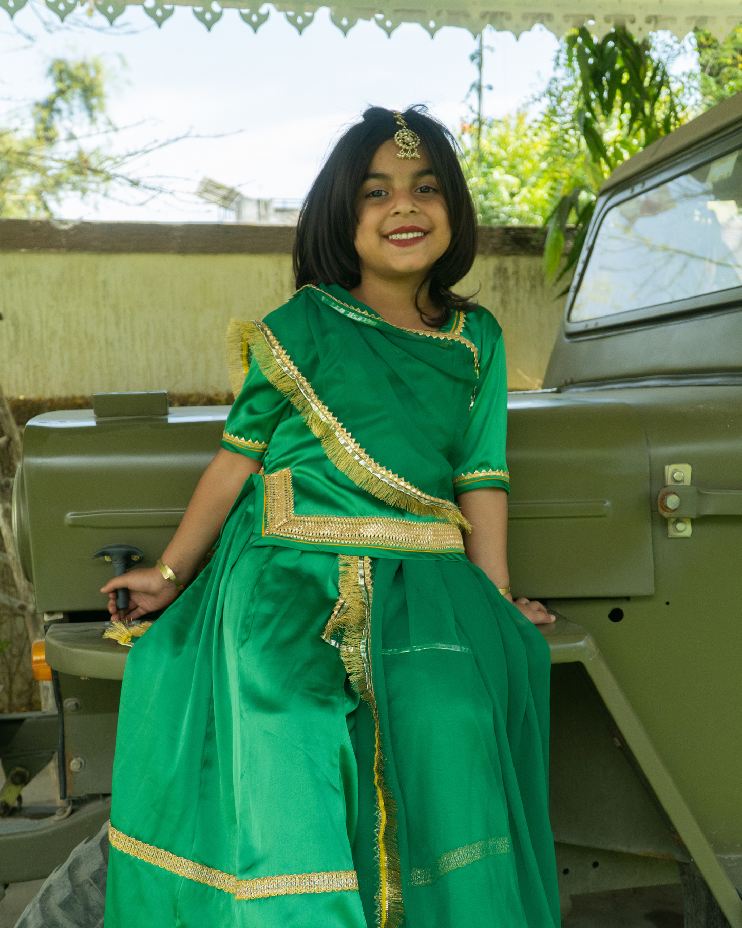 Emerald Rajputi Clothing Set