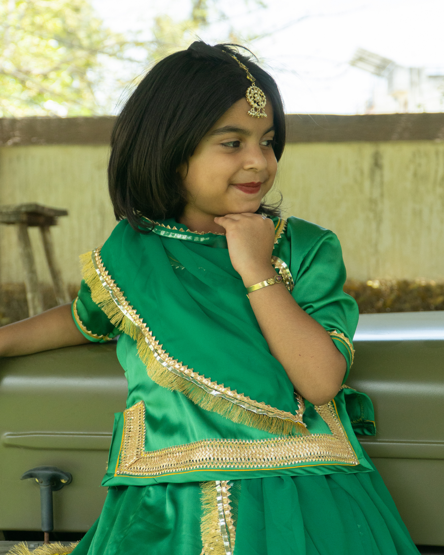 Emerald Rajputi Clothing Set