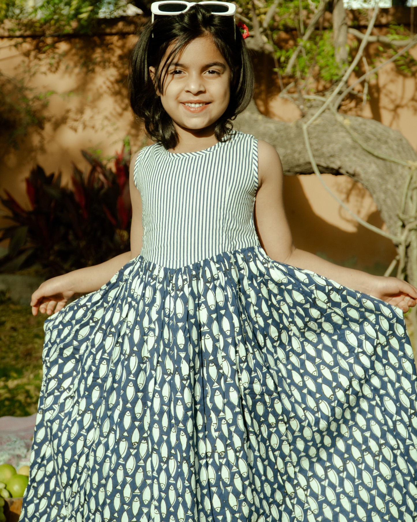 Kids Fish Tales Maxi Dress