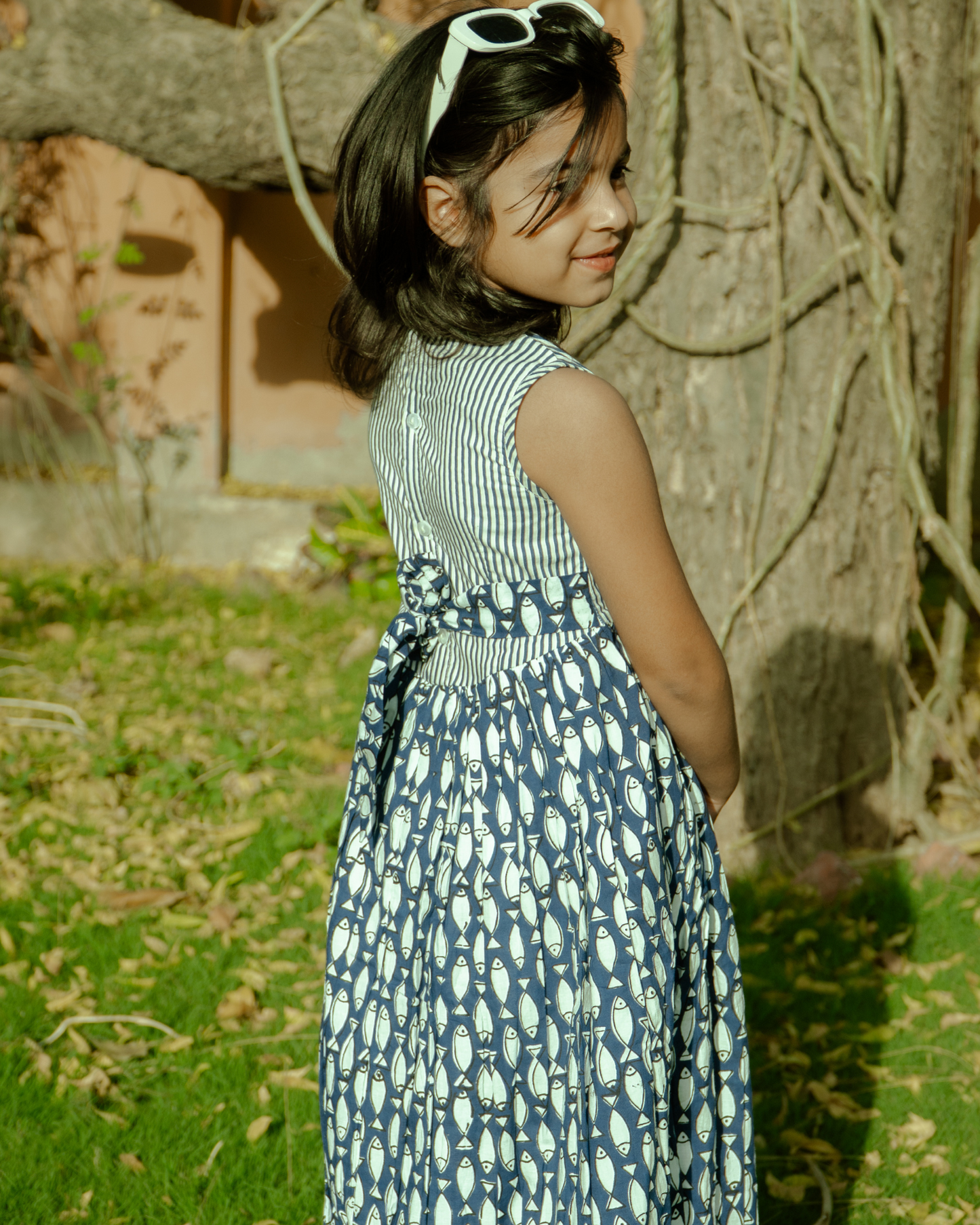 Kids Fish Tales Maxi Dress