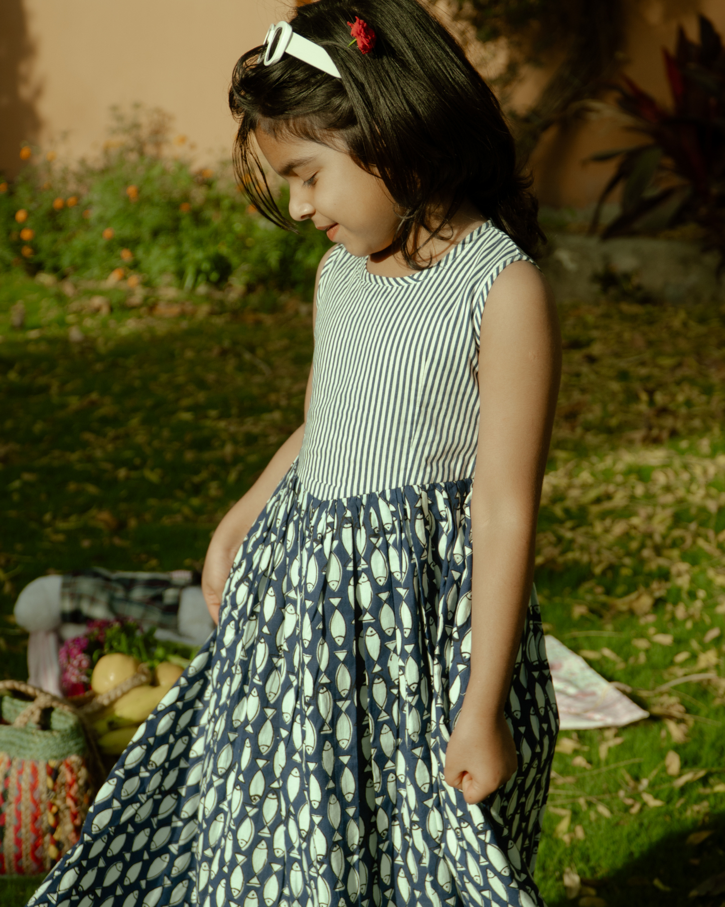 Kids Fish Tales Maxi Dress