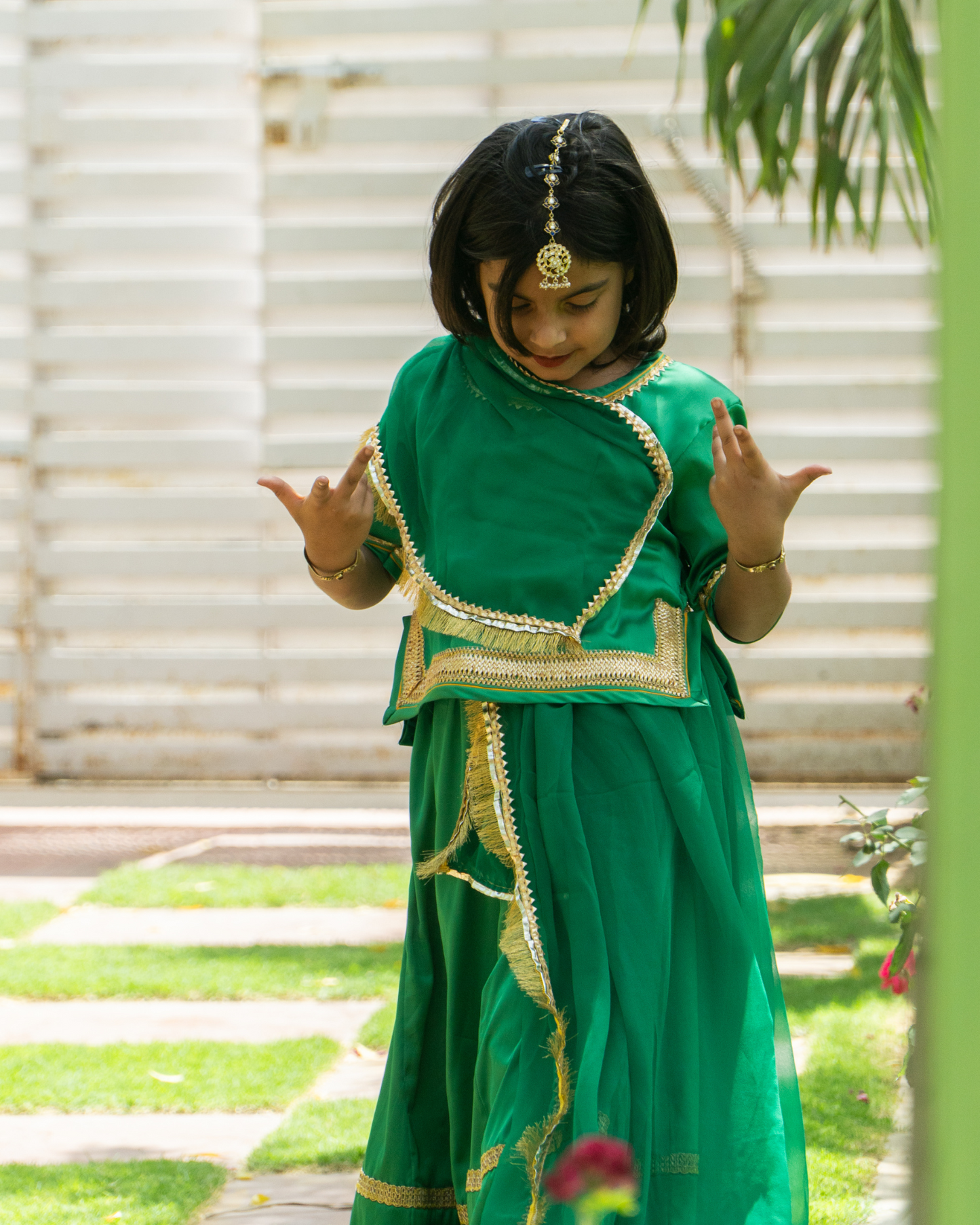 Emerald Rajputi Clothing Set