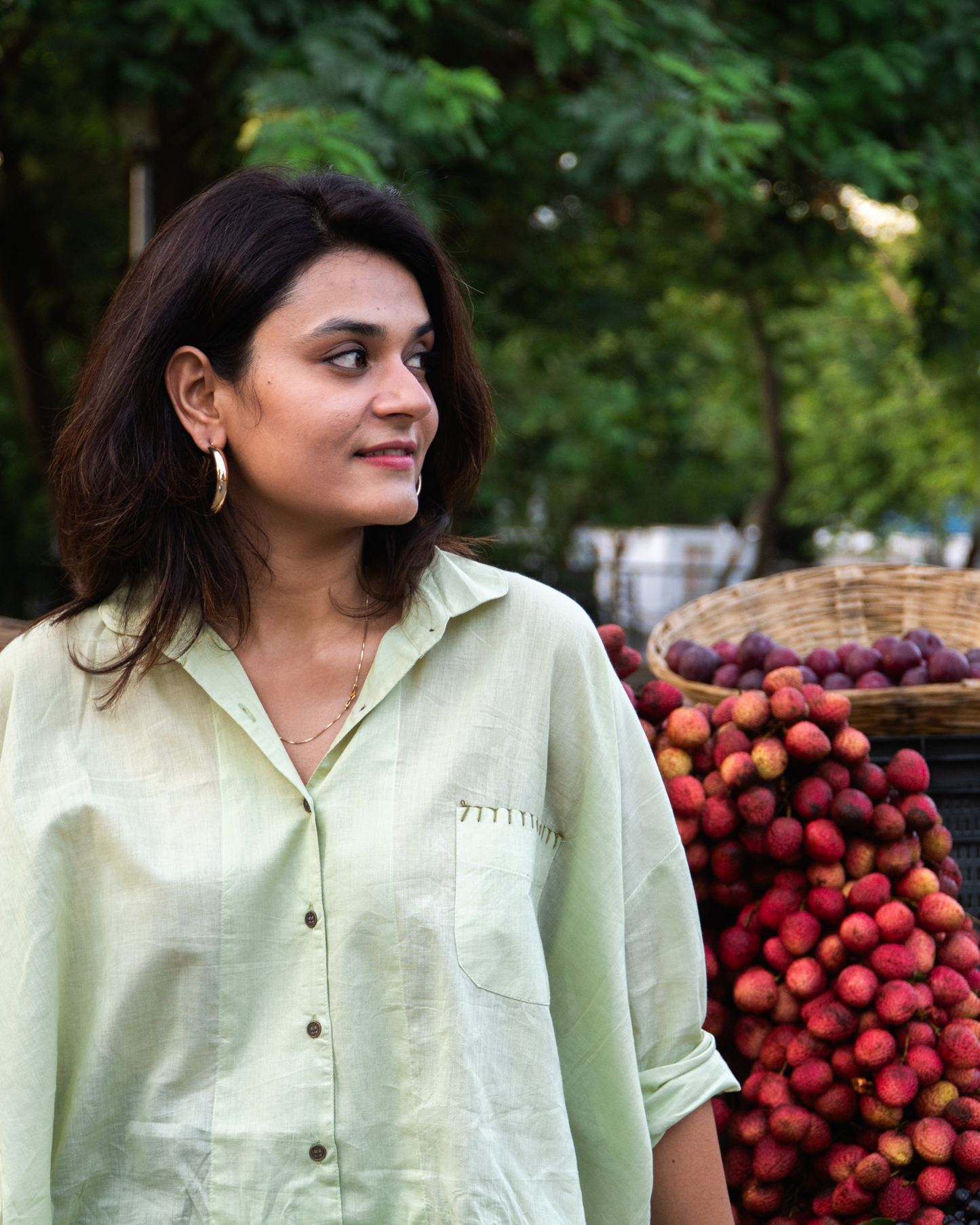 LIME FREE SIZE SHIRT