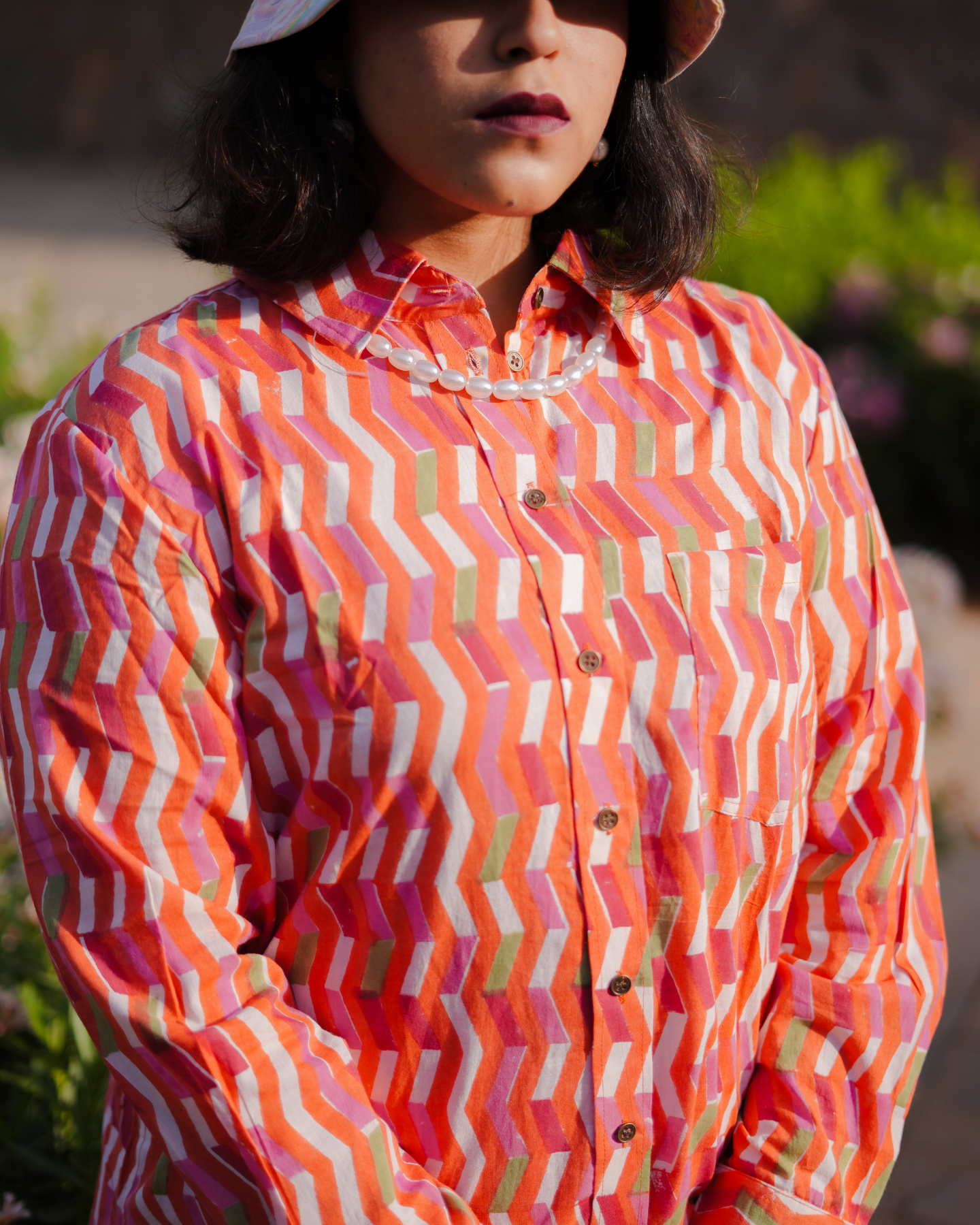 Popsicle Handblock Printed Shirt