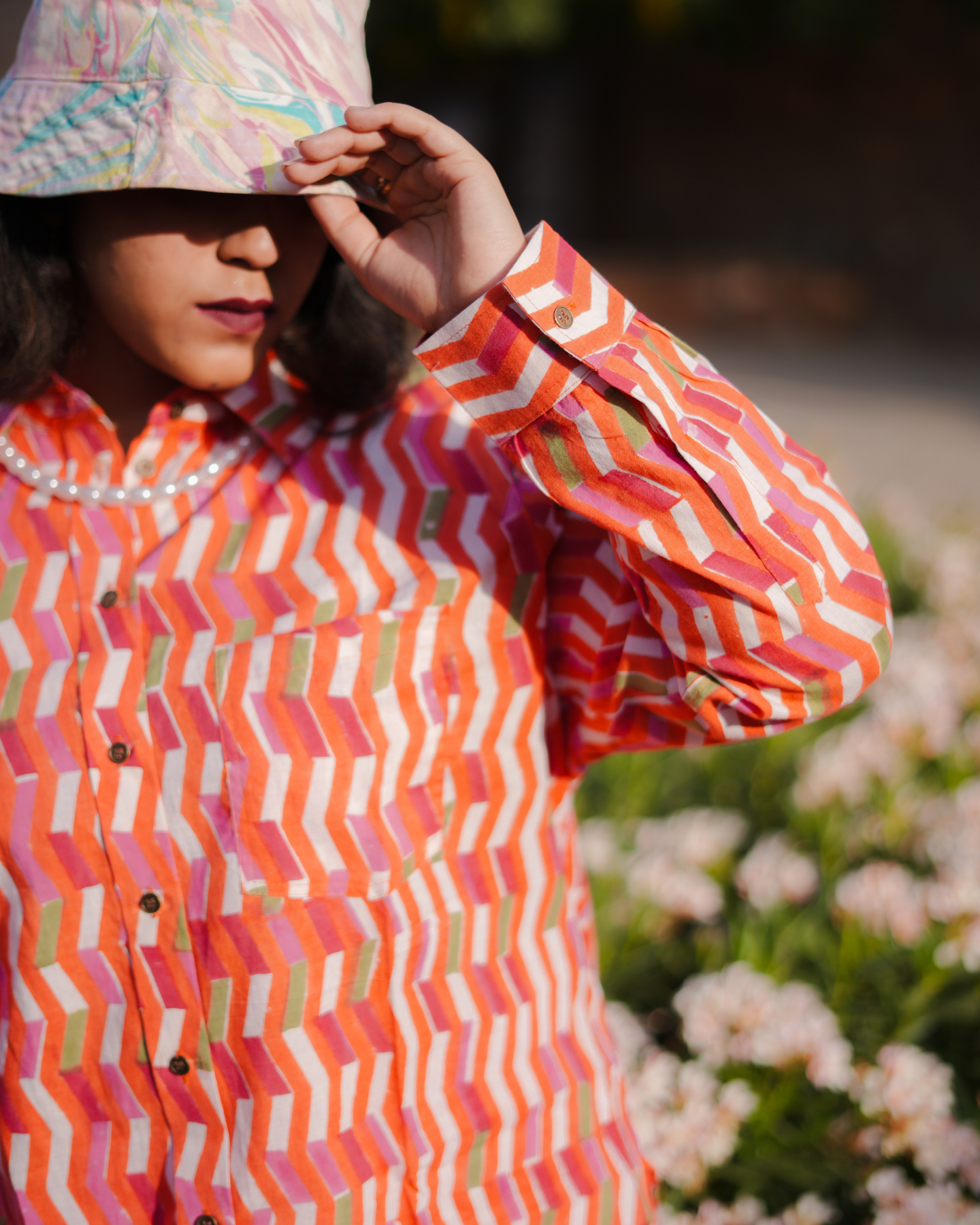 Popsicle Handblock Printed Shirt