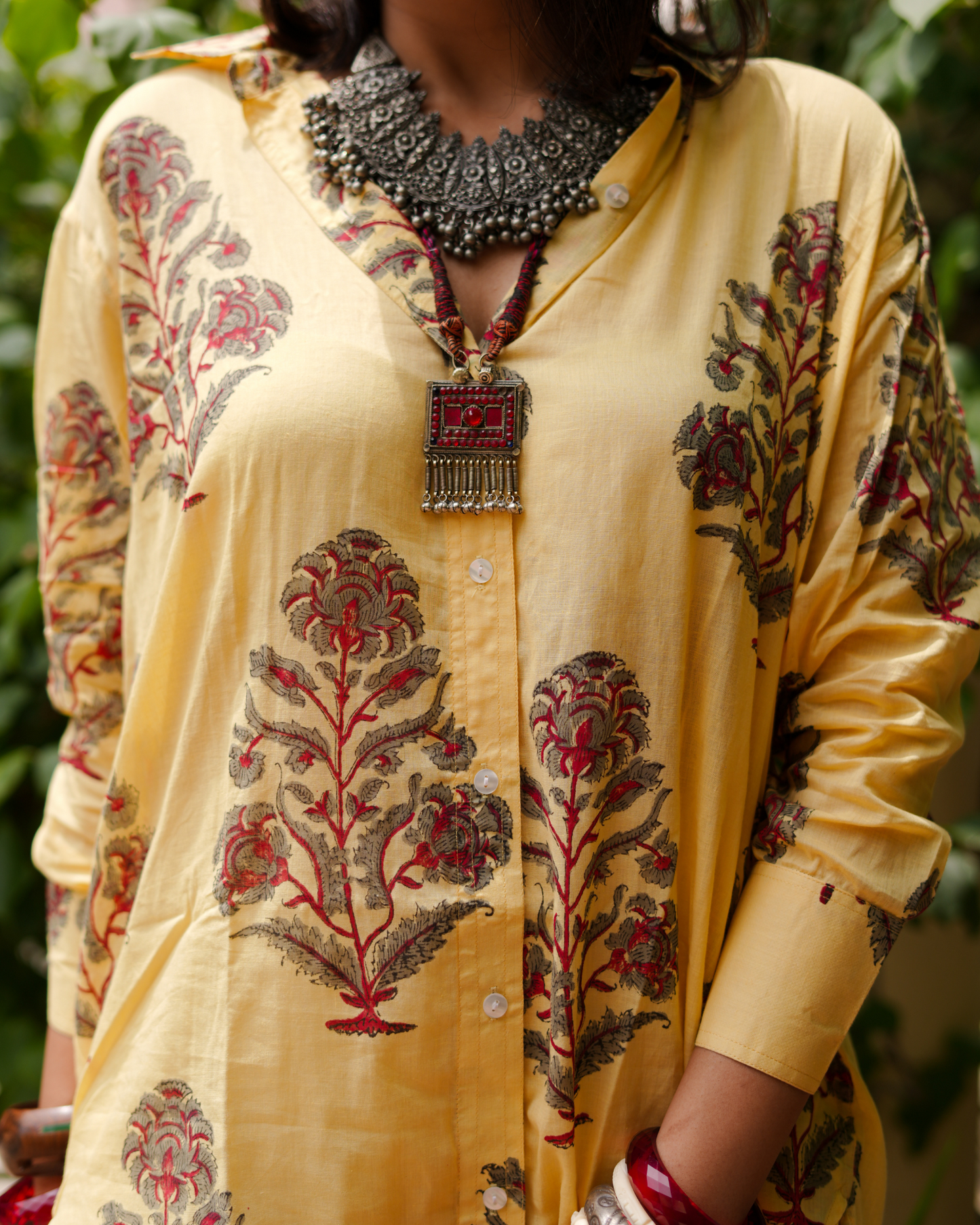 Carnation Under the Sun Oversize Shirt