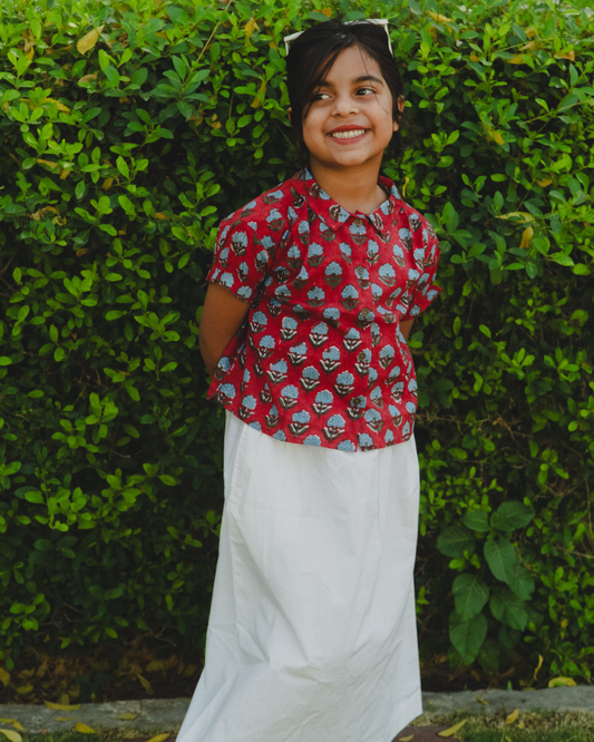Rose Skirt Top Co-ord set