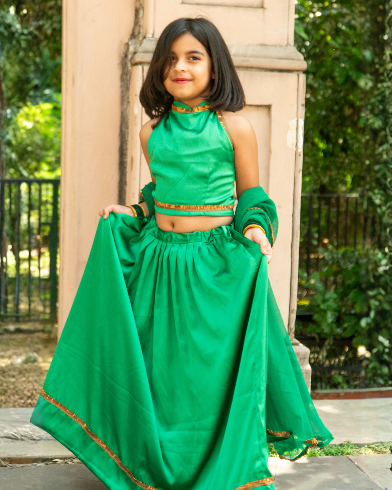 Panna Lehanga Choli Set