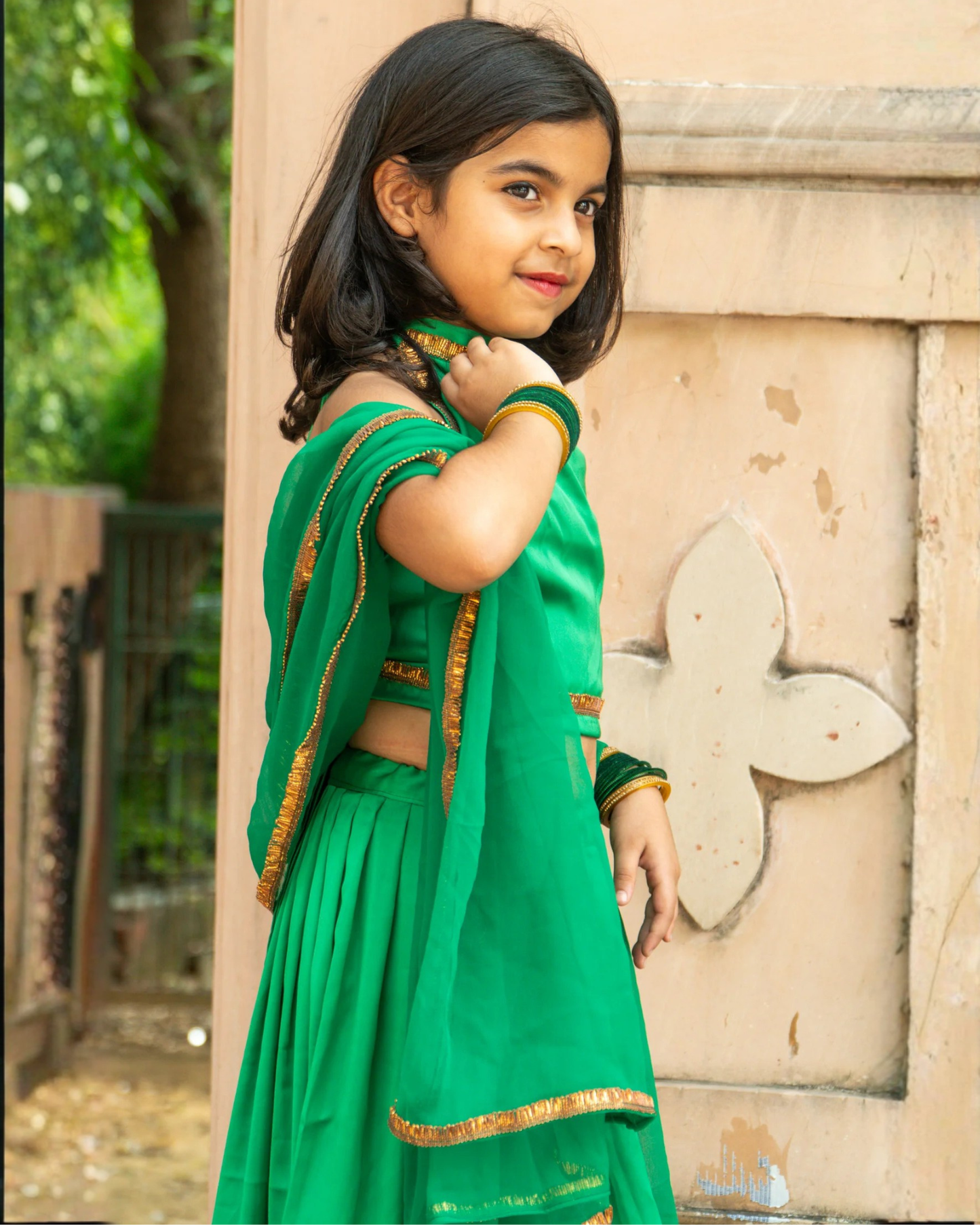 Panna Lehanga Choli Set