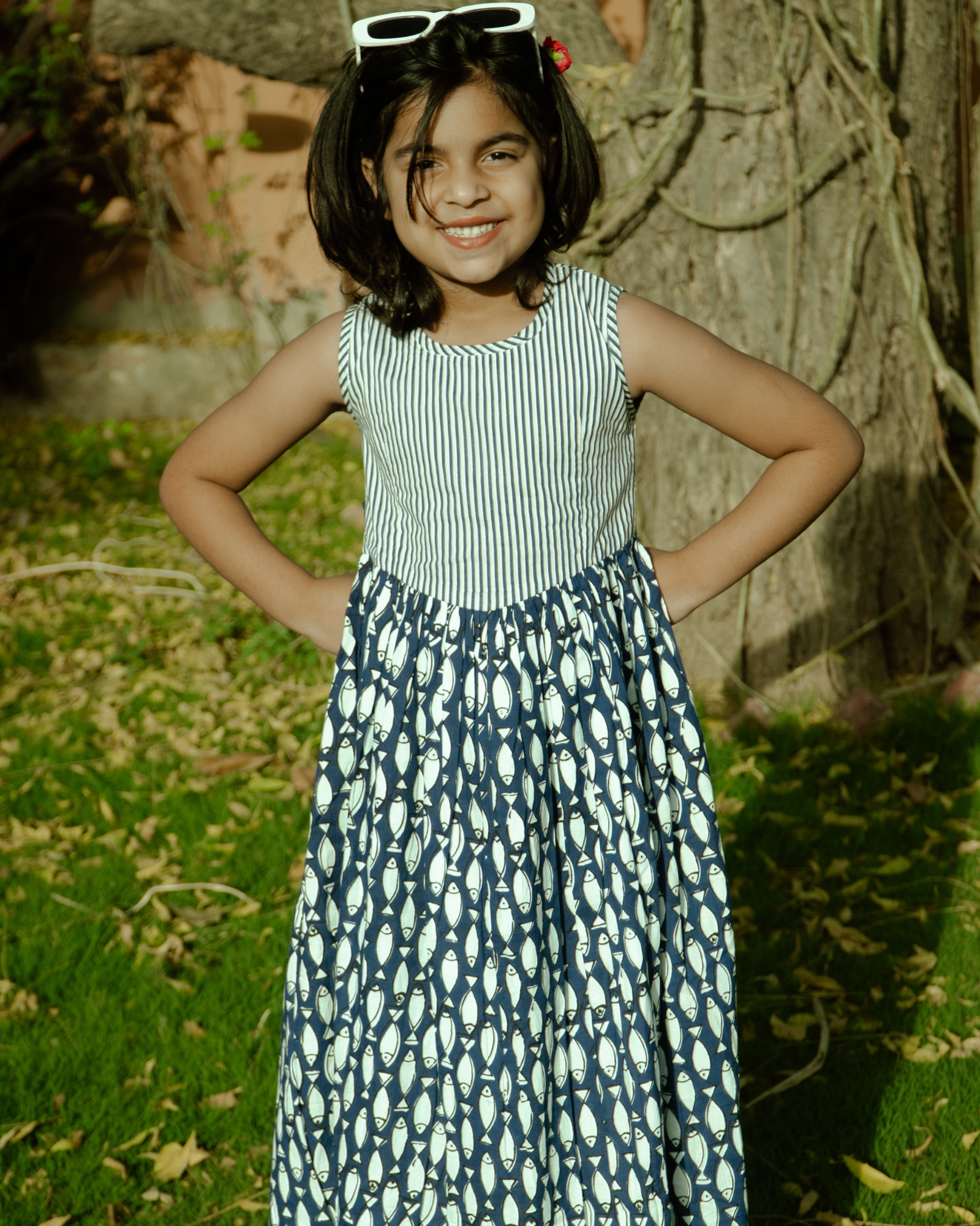 Kids Fish Tales Maxi Dress
