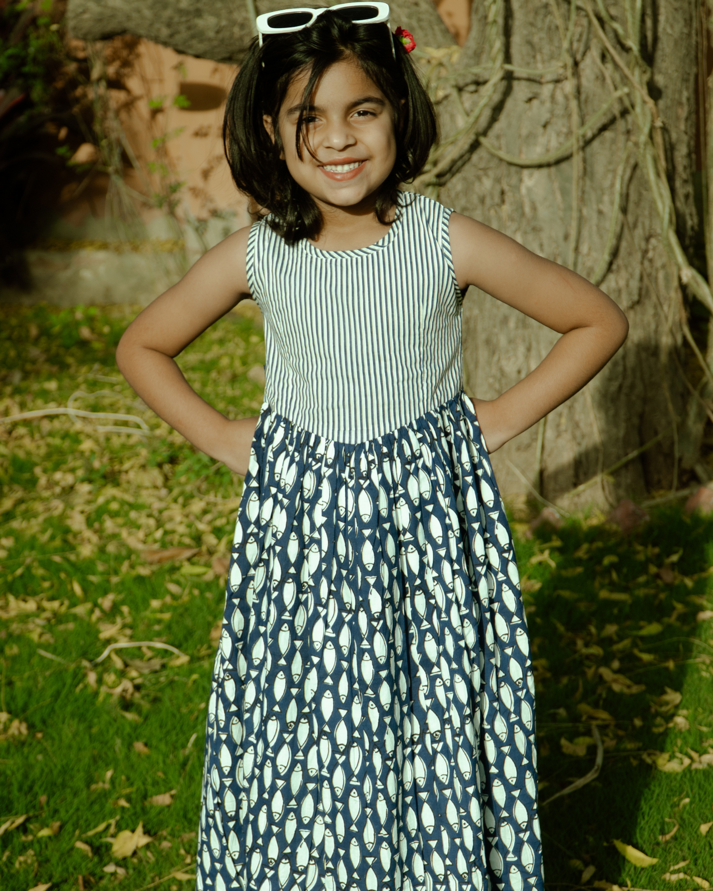 Kids Fish Tales Maxi Dress