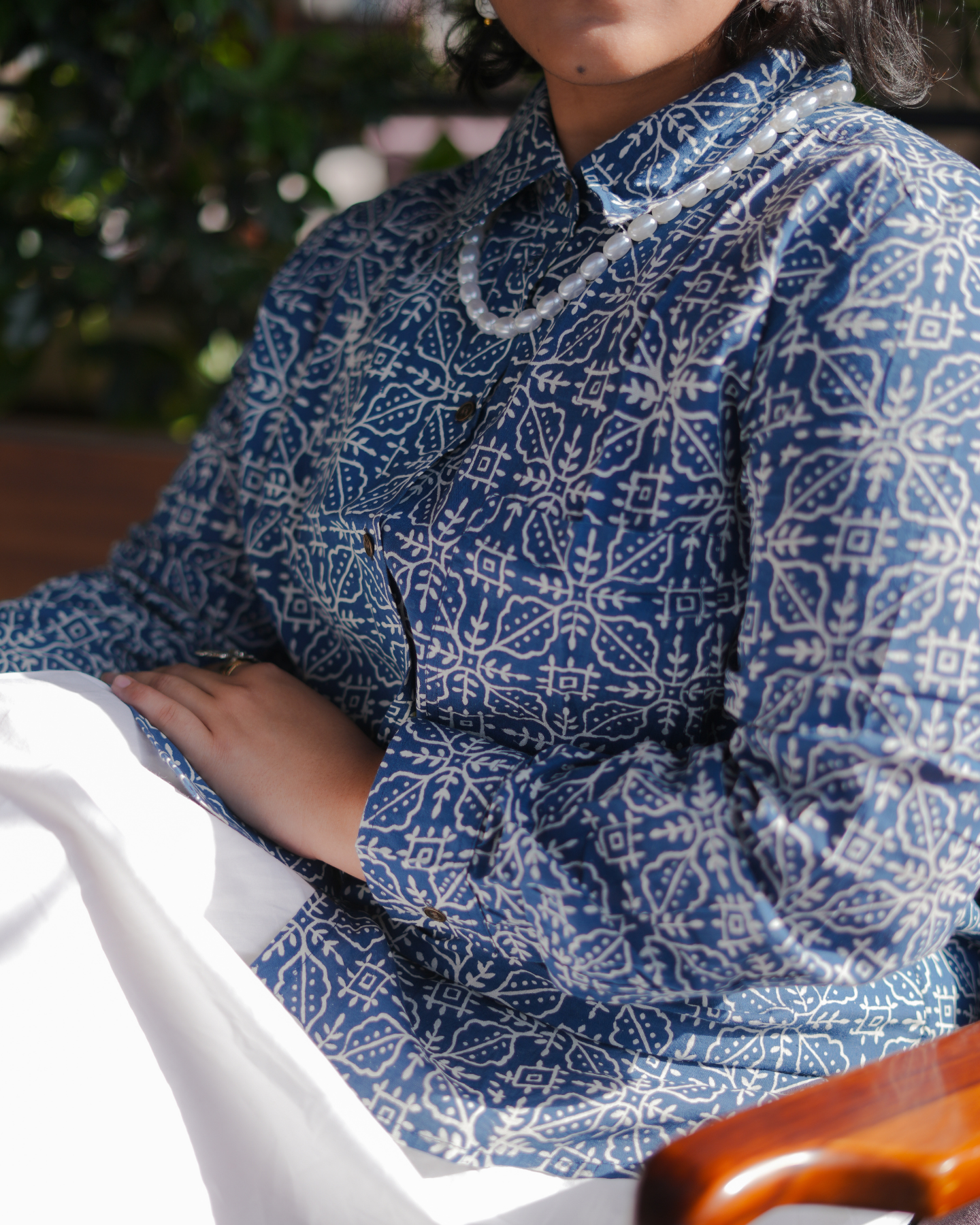 Marlene Handblock Printed Shirt