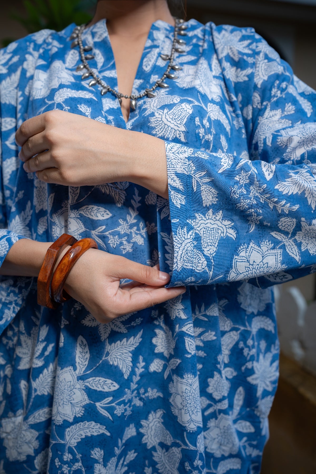 Aabha Hand Block Printed Tunic