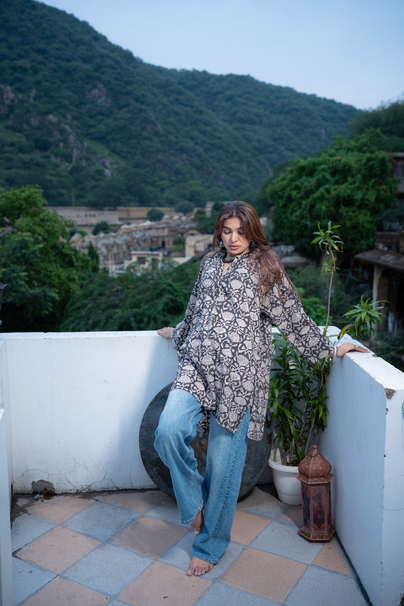 Nishaa Hand Block Printed Tunic