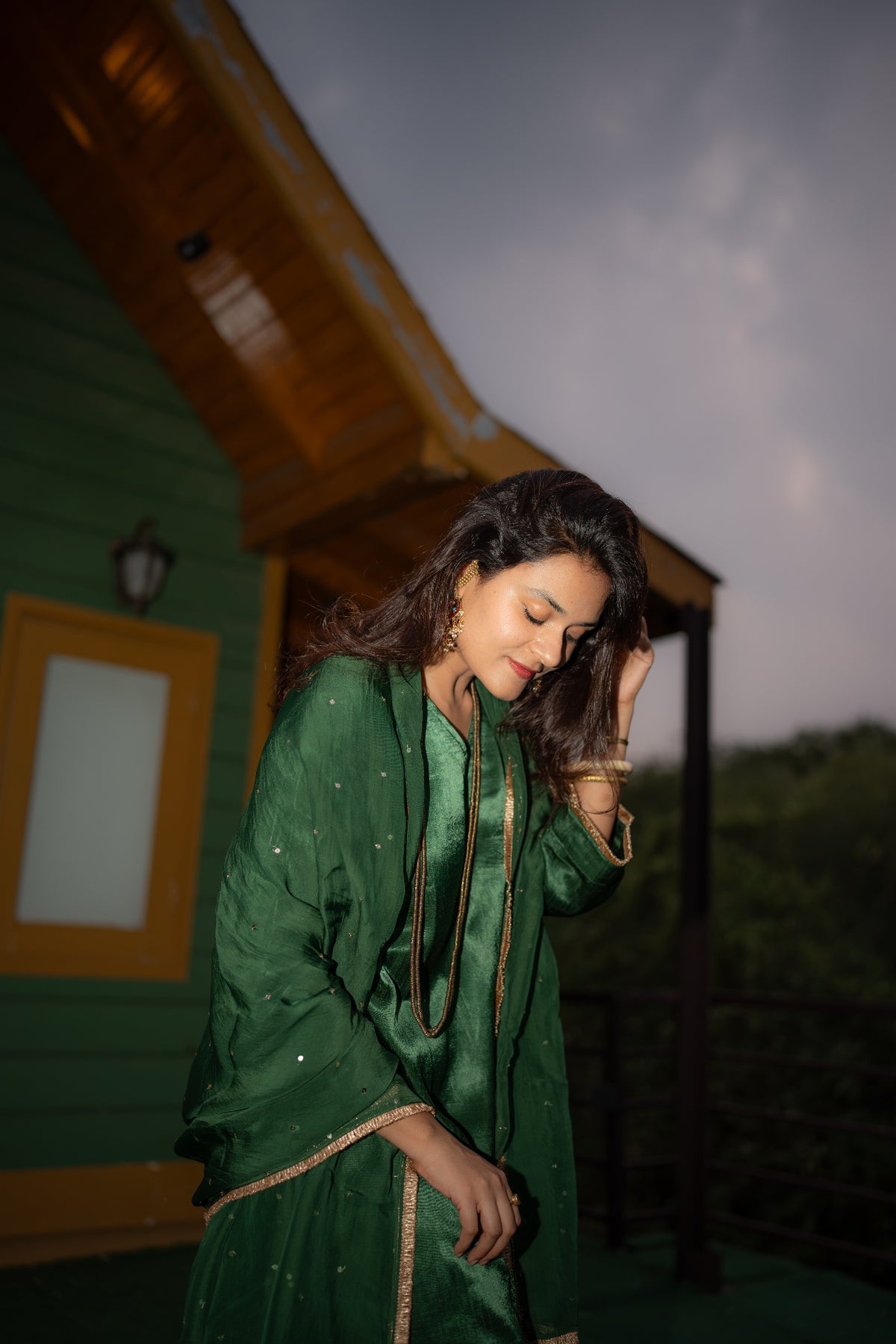 Swarnima Panna Kurta Set
