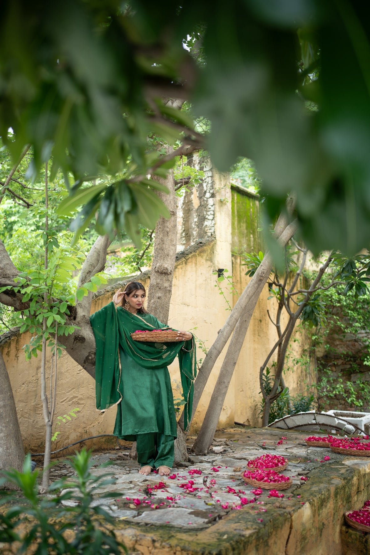 Swarnima Panna Kurta Set