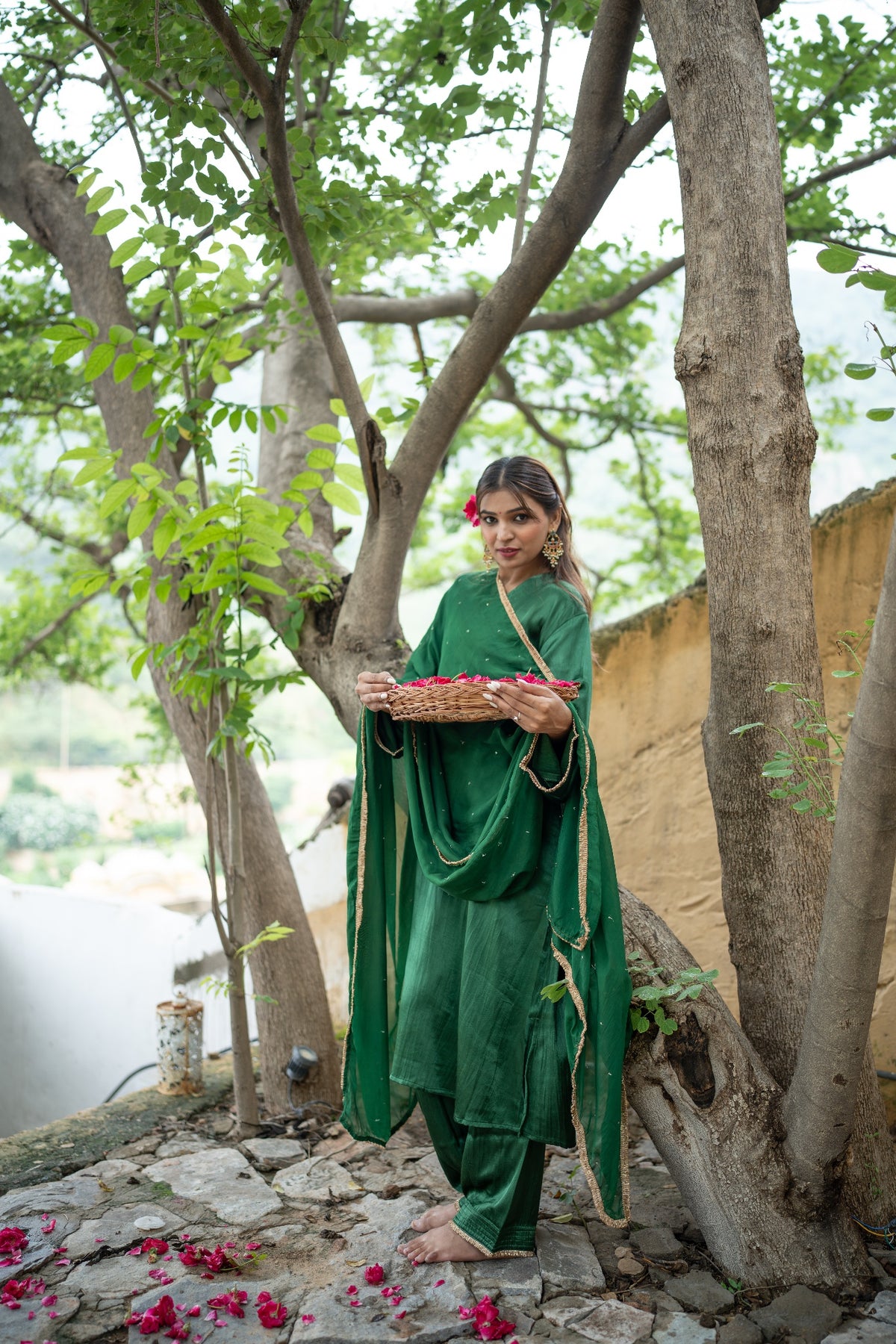 Swarnima Panna Kurta Set
