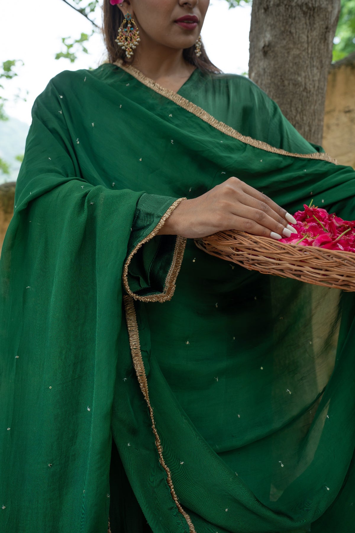 Swarnima Panna Kurta Set