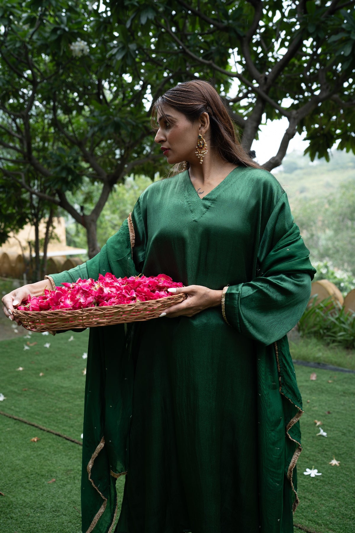 Swarnima Panna Kurta Set