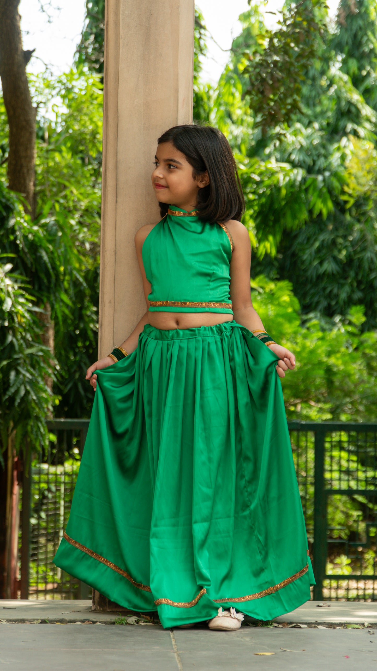 Panna Lehanga Choli Set