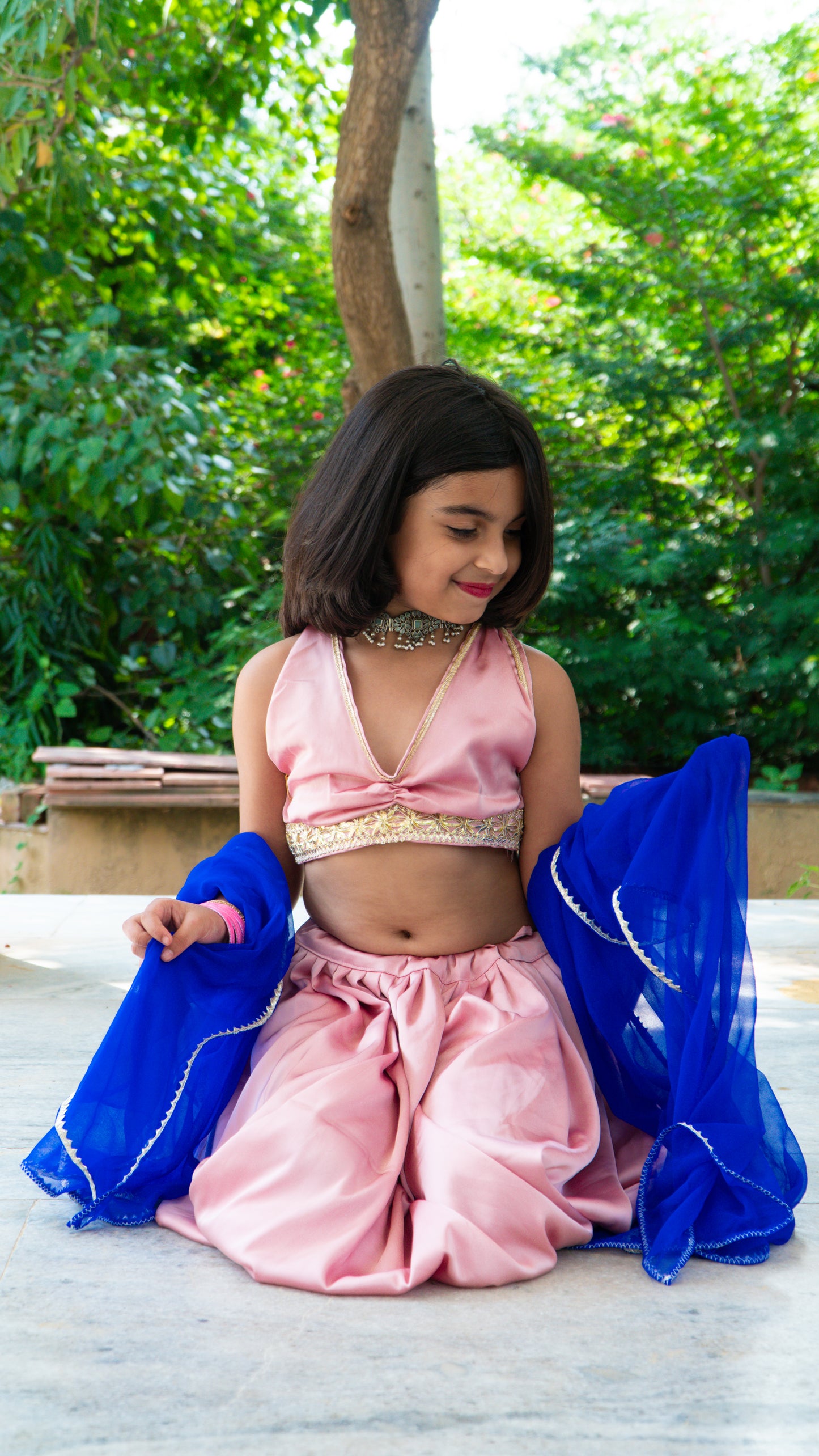 Agate Lehanga Choli Set