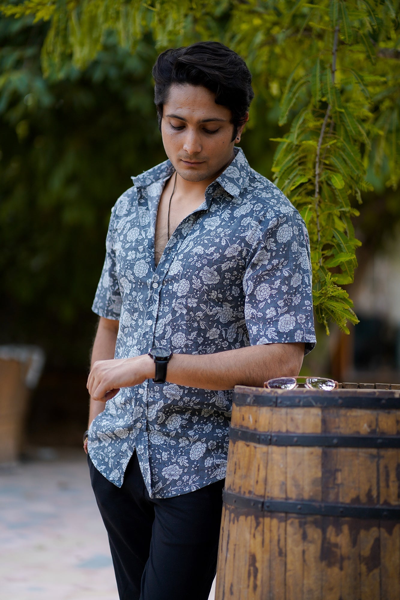 Cotton Slub Men Shirt