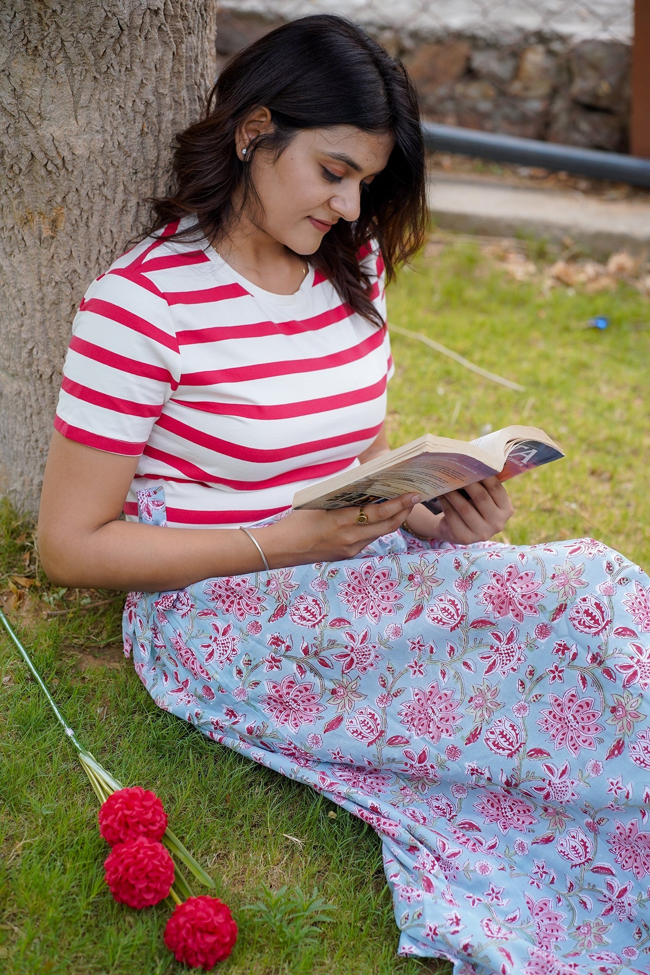 Hand Block Printed Skirt